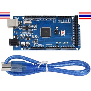 Arduino MEGA 2560 R3 ใช้ชิฟ USB CH340 รุ่นใหม่ พร้อม สายUSB