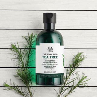 The body shop tea tree toner 250ml ผลิต 2018