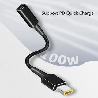 100w สากล แล็ปท็อป อะแดปเตอร์ เชื่อมต่อ สายชาร์จเร็ว สายเคเบิล USB Type C ตัวเมีย ไป โน้ตบุ๊ก ที่ชาร์จ ปลั๊ก แจ็ค แปลง