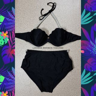 Black Mermaid high waist bikini 🖤🐚