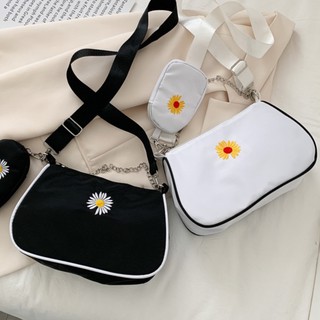 𝐆𝐈𝐂 กระเป๋าสะพายข้างลายดอกไม้เหมาะทุกวัยFashion ！！！ส่งไว ！！！