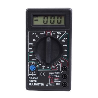 DT-830B ดิจิตอล มัลติมิเตอร์ (Black)