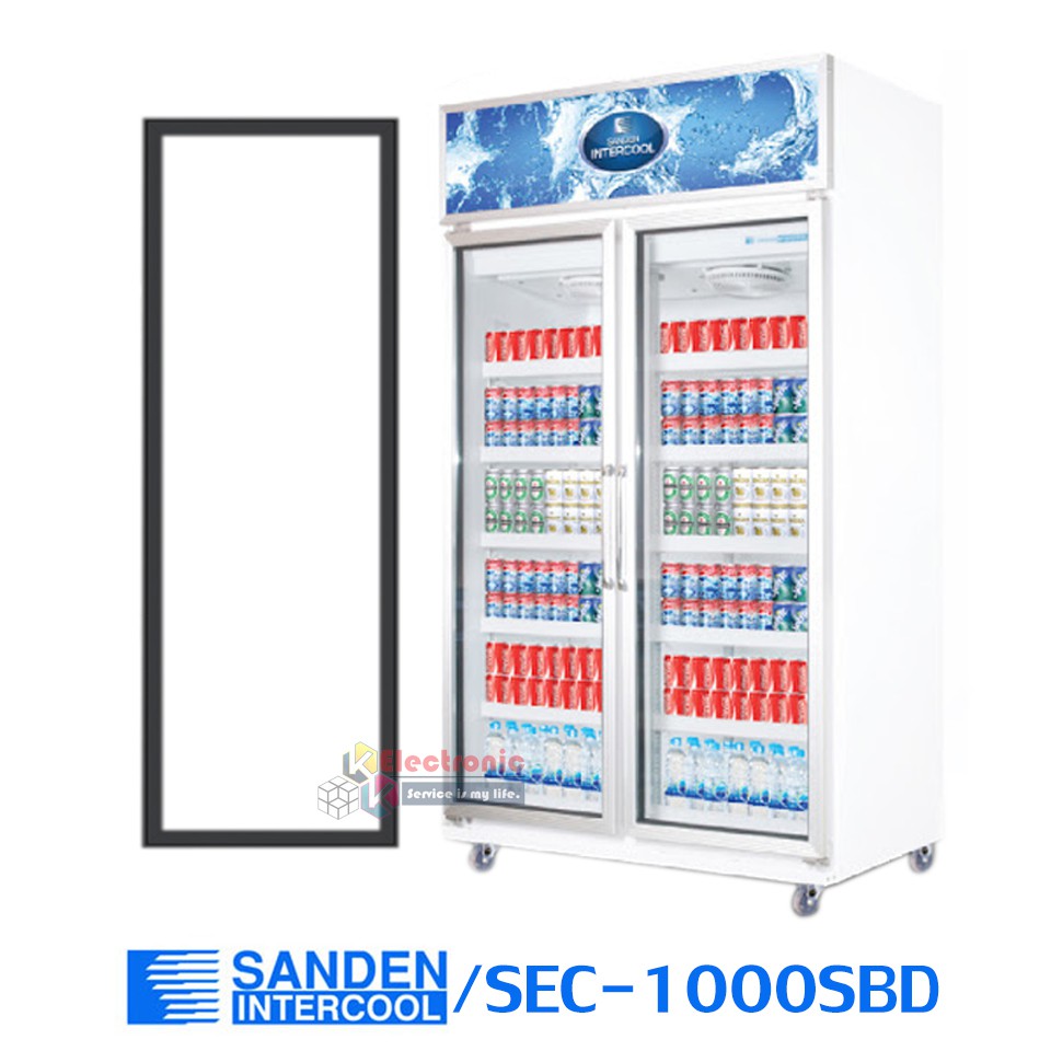 ขอบยางประตูตู้แช่ Sanden Intercool รุ่นSEC-1000SBD (ตู้แช่ 2 ประตูใหญ่)ของแท้