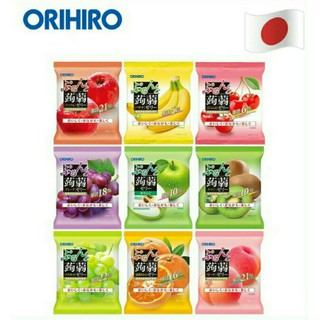 พร้อมส่ง✅ORIHIRO JAPAN🎌เยลลี่บุก ไดเอท รสผลไม้ คอนยัคผลไม้ญี่ปุ่น🎎ขนาด120กรัม