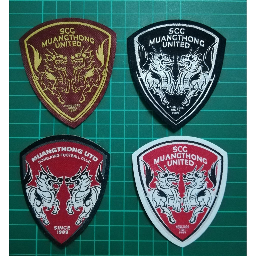 ของแท้ LOGO โลโก้ สโมสรฟุตบอลเมืองทอง ยูไนเต็ดอาร์มทอ อาร์มติดเสื้อ ฟุตบอล กิเลนผยอง ตัวรีดติดเสื้อ 