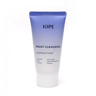 IOPE Moist Cleansing Whipping Foam 50ml / Creamy Foam 15ml