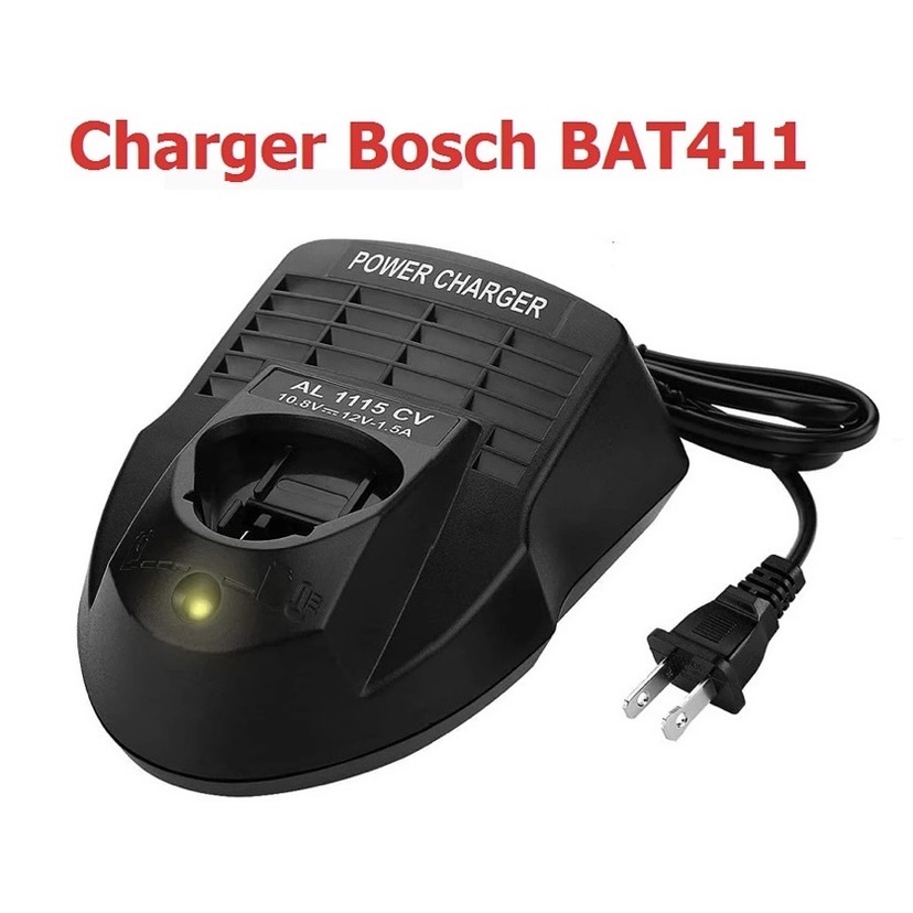 แท่นชาร์จแบตเตอรี่สว่านไร้สาย Bosch 10.8V (วงจรผ่านการดัดแปลงให้ทนทานกว่ารุ่นปกติทั่วไป)สินค้าคุณภาพ