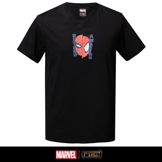 เสื้อยืดผ้าฝ้ายพิมพ์ลาย【COD】 MARVEL X 7th Street เสื้อยืด รุ่น SPD002 SPIDERMAN