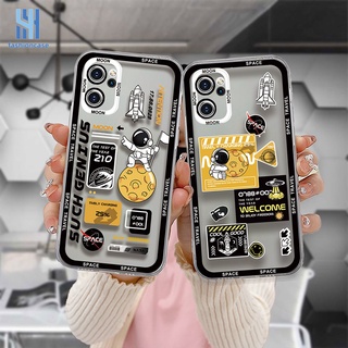 เคสโทรศัพท์มือถือแบบนิ่ม ใส ลาย NASA สําหรับ OPPO A15 A54 A5S A3S A76 A96 A16 A95 A55 A7 A5 A9 A31 A53 A33 2020  A57 A57E A57S A77 Reno 4 5 5K 6 7 8 F21PRO  A1K