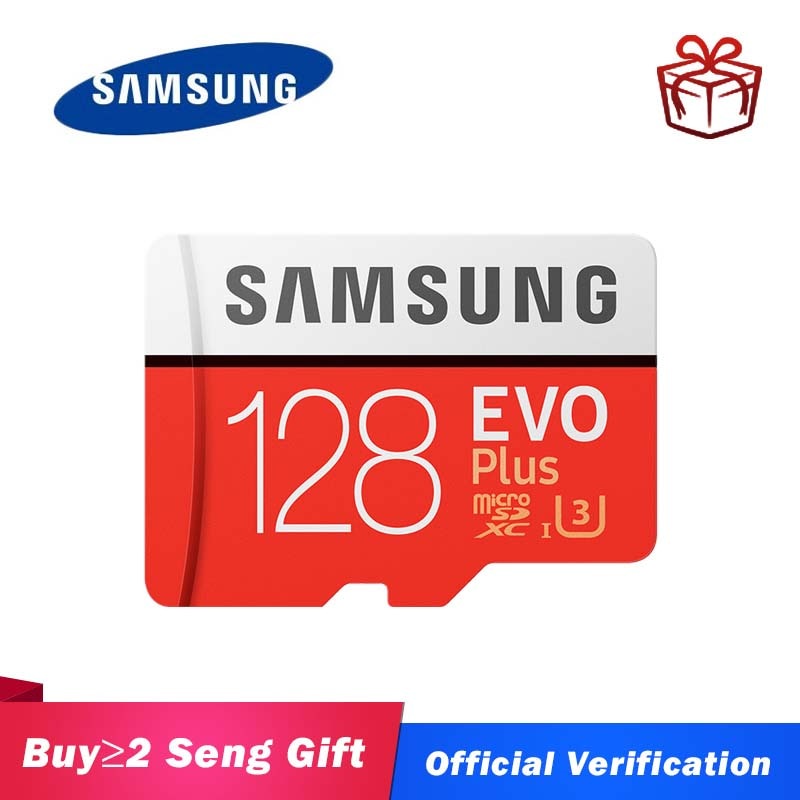 SAMSUNG micro sd 128gb EVO Plus Memory Card 512G microsd card 32G 64G Class10 U3 256GB tf flash card for gopro+ Freebies