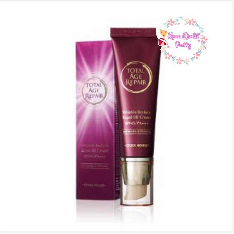 Etude Total Age Repair Wrinkle Reduce Royal BB Cream SPF45 PA บีบีครีม ...