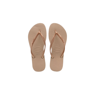 HAVAIANAS รองเท้าแตะผู้หญิง SLIM PREP ROSE GOLD สีน้ำตาลทอง 40000303581GDXX (รองเท้าแตะ รองเท้าผู้หญิง รองเท้าแตะหญิง)