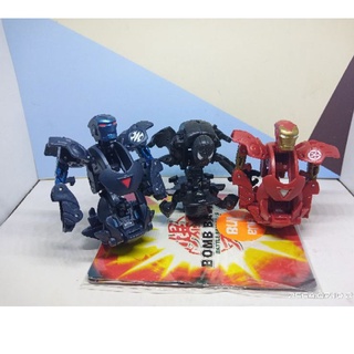 Bakugan Iron Man และ Spider Man 3 ตัว