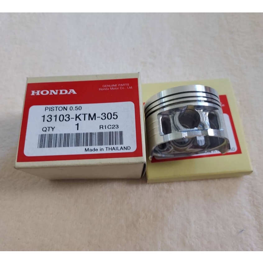HONDA ลูกสูบ เบอร์ STD/0.25/0.5/0.75/1.00 Wave 125 เวฟ125 (เก่า) (13101-KTM-D20/305) PISTON พร้อมแหว