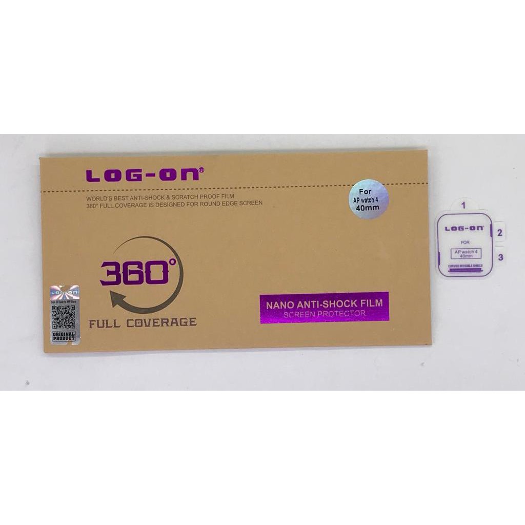 LOG ON ANTISHOCK SP IMOO Q12 / APPLE WATCH 4 40mm ANTI SCRATCH JELLY