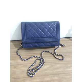 chanel boy สี midnight blue