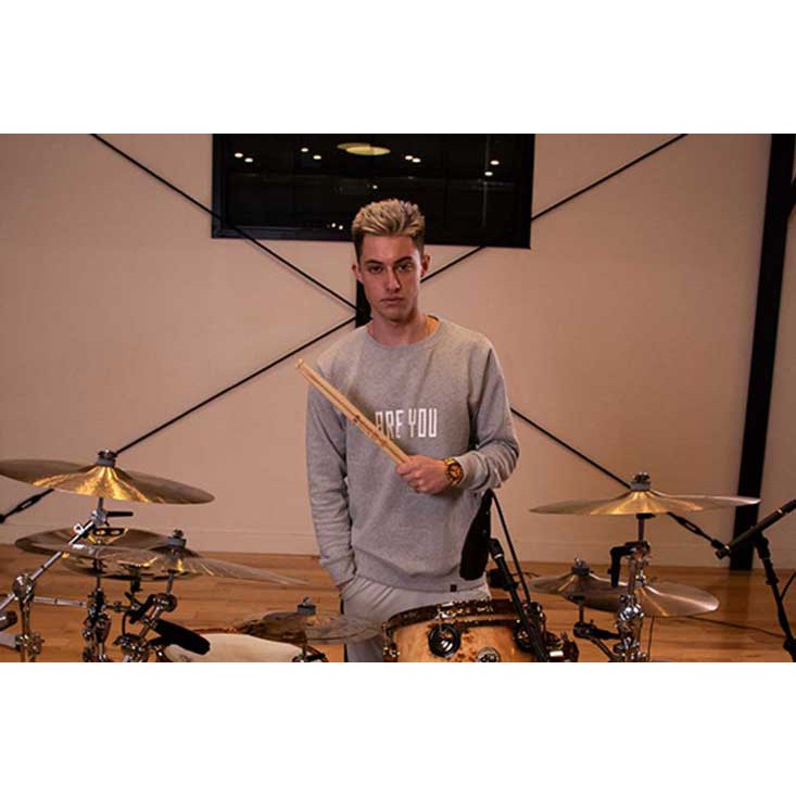 ไม้กลอง Meinl Luke Holland  Signature ขนาดกลางระหว่าง 5A และ 5B ราคา ถูกที่สุด ดีลบีเคเค แกลเลอรีภาพที่ 2