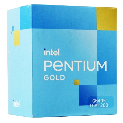 CPU Intel Pentium Gold G6405 (4.1GHz, 2 nhân 4 luồng, 4MB Cache, 58W - Socket Intel LGA 1200) - Hàng