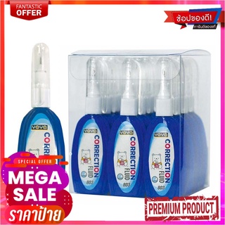 โยย่า น้ำยาลบคำผิด #803 หัวเหล็ก 7มล. แพ็ค 12 ขวดYoya Correction Fluid #803 7ML 12 Pcs/Pack