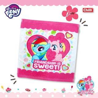 ผ้าเช็ดหน้า 12×12นิ้ว MyLittlePony ลิขสิทธิ์แท้ 💯% ซานริโอ Sanrio ผ้าขนหนู ผ้าเช็ดหน้า Handkerchief