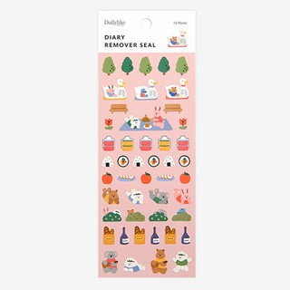 Diary Remover Seal - 10 Picnic สติ๊กเกอร์