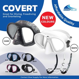 Free diving mask set with snorkel หน้ากากดำน้ำฟรีไดฟ์วิ่ง+สนอคเคิล