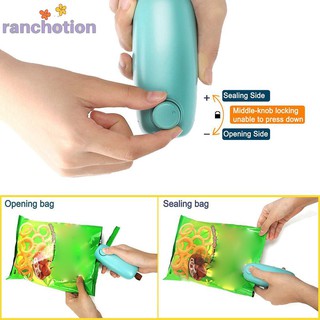 Chip Bag Sealer Hand Held Mini Portable Heat Sealer for Plastic Bags Food Storage Resealer