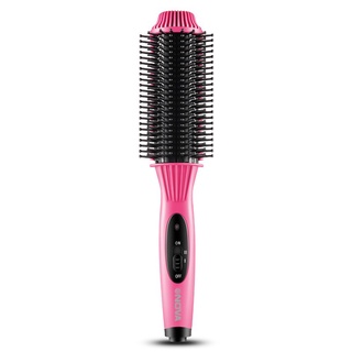 2 in 1 Electric Hair Curler Straightener Rotating Comb Iron Roller Styling Brush rtp0