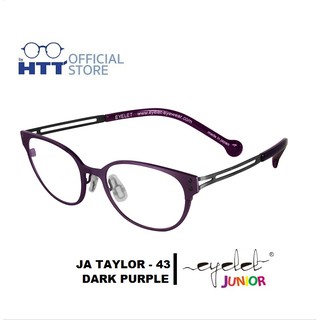 EYELET JUNIOR รุ่น JA TAYLOR - 43 แว่นตาเด็ก กรอบแว่นใสกับสีดำ นวัตกรรมการผลิตใส่ใจความปลอดภัยสำหรับเด็ก อายุ 3 ปีขึ้นไป