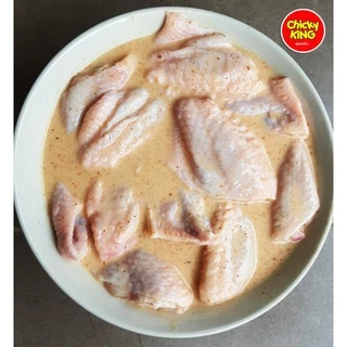 แป้งหมักไก่สำเร็จรูป ไม่ต้องปรุงเพิ่ม ไก่ทอดหาดใหญ่ สูตรต้นตำหรับ ขนาด 110/550 กรัม สำหรับไก่1กก./5กก. Chicky King