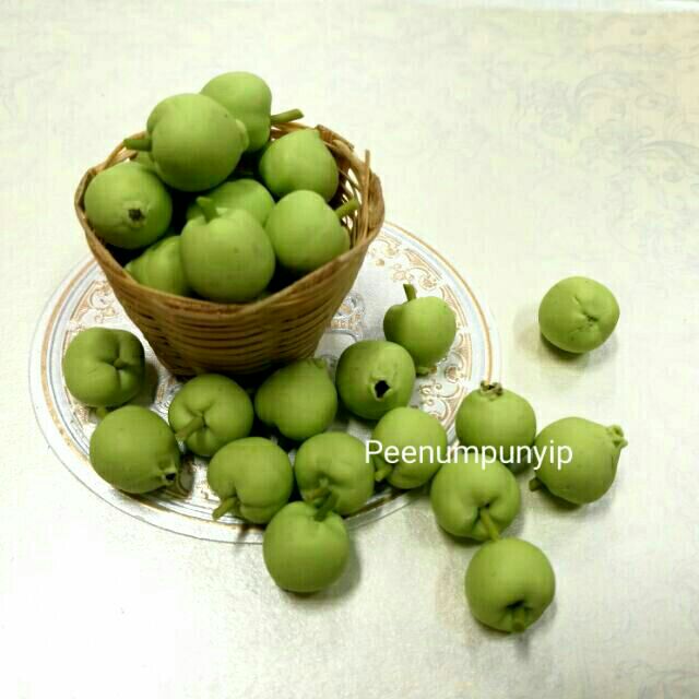 1:12 Miniature fruits 1pcs ผลไม้ปั้นนจิ๋ว ฝรั่งผลไม้ไทย งานละเอียด เหมือนจริง