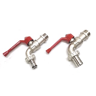 SANWA ก๊อกสนาม 1/2"-3/4" ด้ามแดง