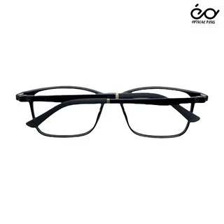 Optical Plus แว่นสายตาสั้น Glasses เลนส์Blue filter กรองแสงสีฟ้า ขาTR90งอได้ไม่หัก แถมซองผ้าใส่แว่นตา 602