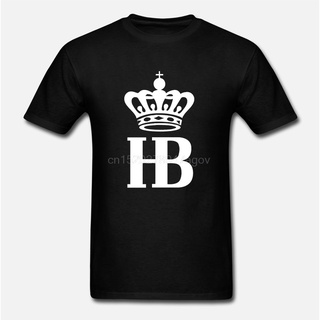 เสื้อยืดผ้าฝ้ายพิมพ์ลายแฟชั่น ใหม่ เสื้อยืดลําลอง แขนสั้น พิมพ์ลาย Hofbrau Beer Hb Germany Munchen Germany Oktoberfest H