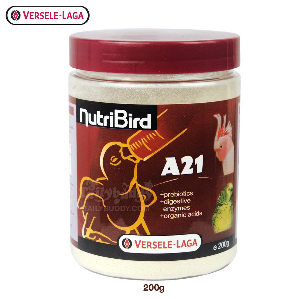 [บรรจุภัณฑ์ใหม่] NutriBrid A21อาหารนกแก้วลูกป้อน ขนาด 200g (สิ้นค้าเลิกผลิตแล้วครับ)