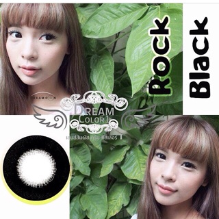 คอนเเทคเลนส์  สี Rock black