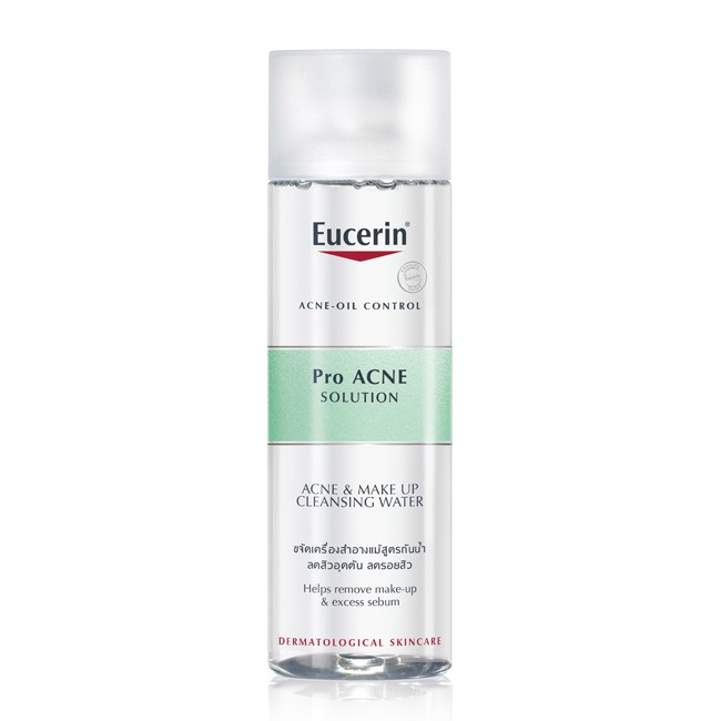 Eucerin Pro Acne Cleansing Water 200 Ml ยูเซอริน โปร แอคเน่ คลีนซิ่ง วอร์เตอร์ 200 มล. 17627
