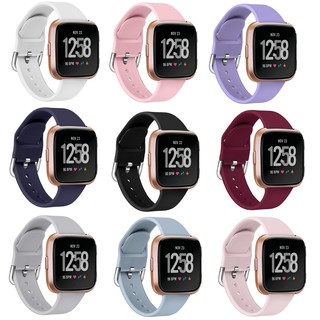 สายนาฬิกา Fitbit Versa 2 Straps / Fitbit Versa / Fitbit Versa lite สายรัดข้อมือ Silicone Replacement Sport Wristband Watch Band