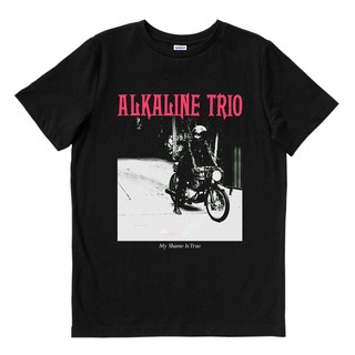 อัลคาไลน์ TRIO SHAME | เสื้อยืด พิมพ์ลายวงดนตรี | เพลงเมอร์ช | Unisex | วงดนตรี MERCH