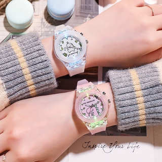 เด็ก ๆ นาฬิกาการ์ตูนการ์ตูนไดโนเสาร์นาฬิกาChildrens Watch Cartoon Little Dinosaur Childrens Luminous Watch Colorful Lights Watch ColorfulLEDSilicone Student Watch