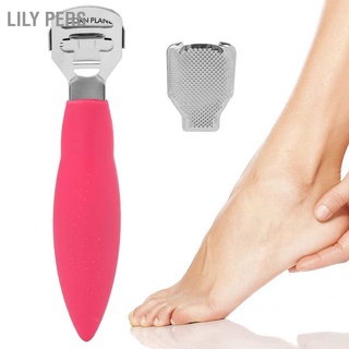 Pedicure Callus Shaver Stainless Steel Hard Skin Remover Foot File with Replacement Blade