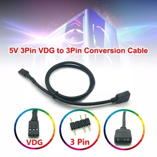 VDG to 3Pin 5v ARGB สายแปลงไฟเมนบอร์ด Gigabyte