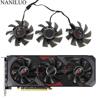 75MM T128015SH DC12V 0.32AMP 4Pin Graphics Card Fan for ASRock Radeon RX 5600 XT Phantom Gaming D3 OC RX5600XT