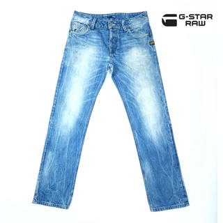 ยีนส์ G-Star Raw เอว 32 เฟดอมสนิม  ผ้าแน่นๆ ขากระบอกเล็ก