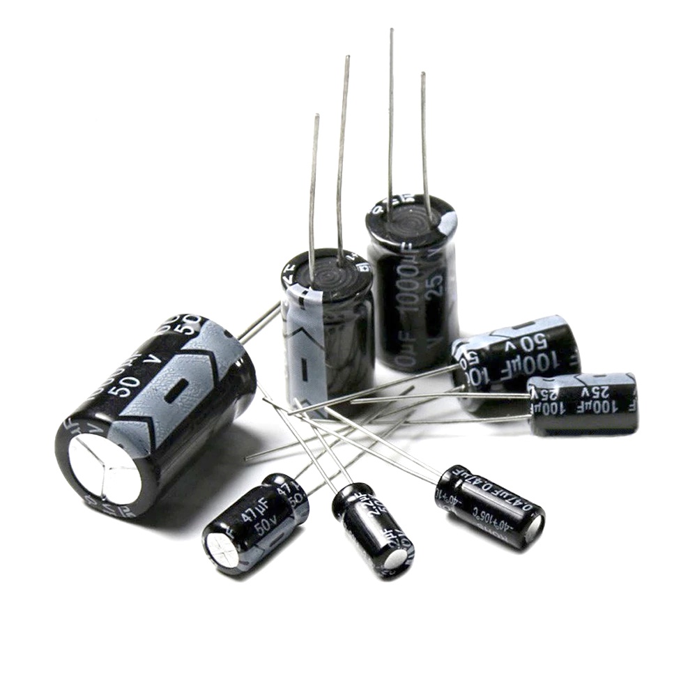 ร้านในไทย C ตัวเก็บประจุ Electrolytic Capacitor 1uF 2.2uF 3.3uF 4.7uF 10uF 33uF 47uF 100uF 220uF 330