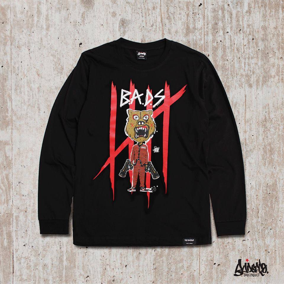 เสื้อยืด Bads Project #NEW !!! คอลเลคชั่น ลายหมีสุดโหด แขนยาว N29
