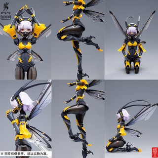 Snail Shell Spot Wasp Girl Machine Girl Snow Drop Flower Plan WASP GIRL 1/12 Movable สำเร็จรูป Model