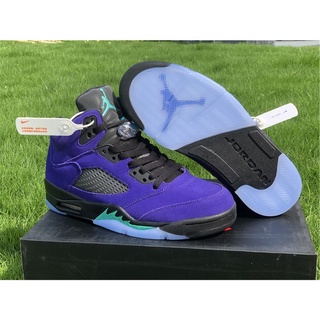 Last Air Jordan 5 "Alternative Grape" รองเท้ากีฬา 136027-500 J3sc