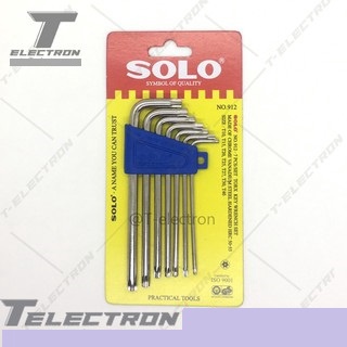 SOLO ประแจ 6 เหลี่ยม ชุด 7 ชิ้น รุ่น 912mm