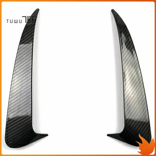 For Benz C Class W205 C43 C63 Amg Carbon Fiber Look Rear Bumper Air Vent Cover 2014-2019 2Pcs